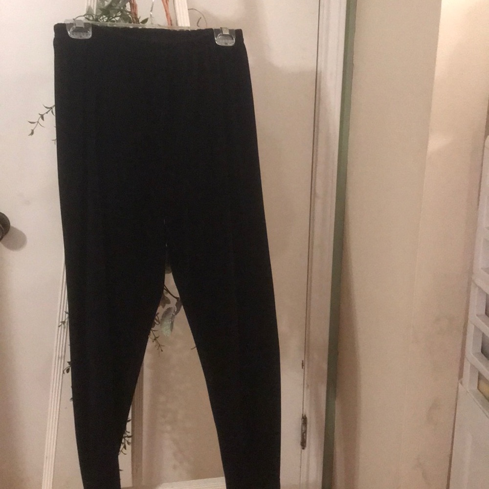 Black Velveteen Pants.